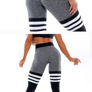 Bombshell Sportswear Thigh High Sock Leggings